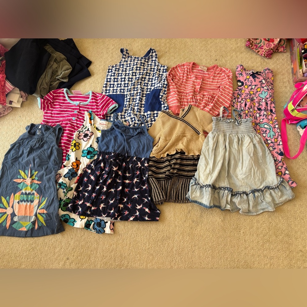 Lot of Hanna Andersson Girls Mixed Dresses